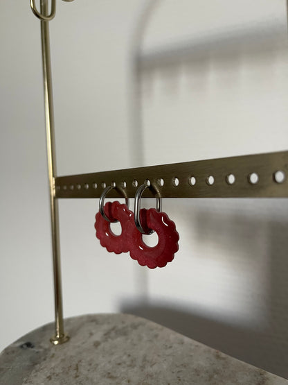 Boucles interchangeables " Dahlia " avec créoles