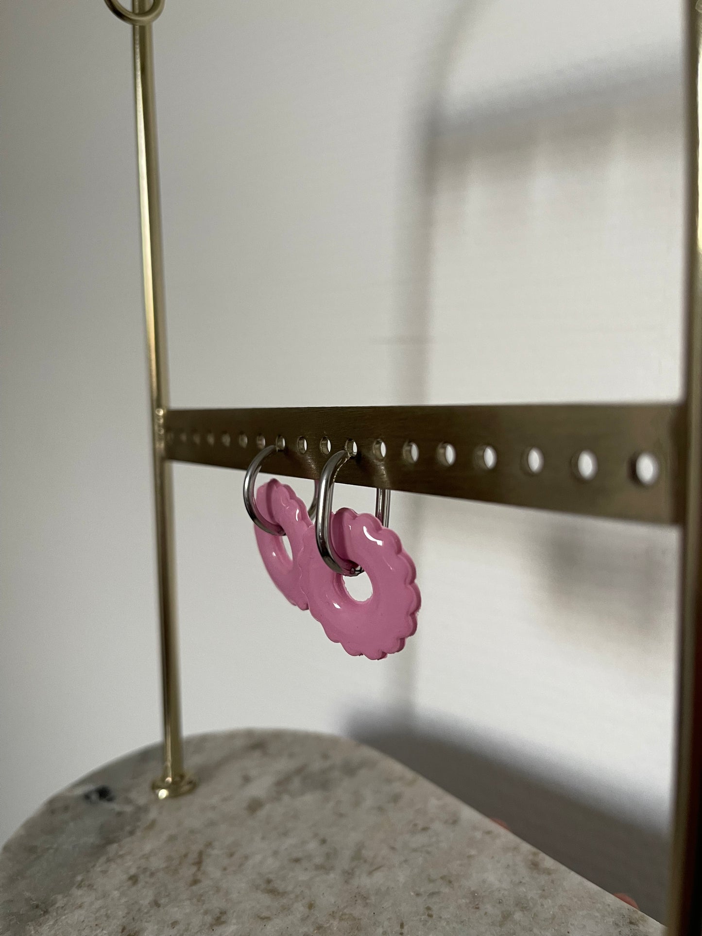 Boucles interchangeables " Dahlia " avec créoles