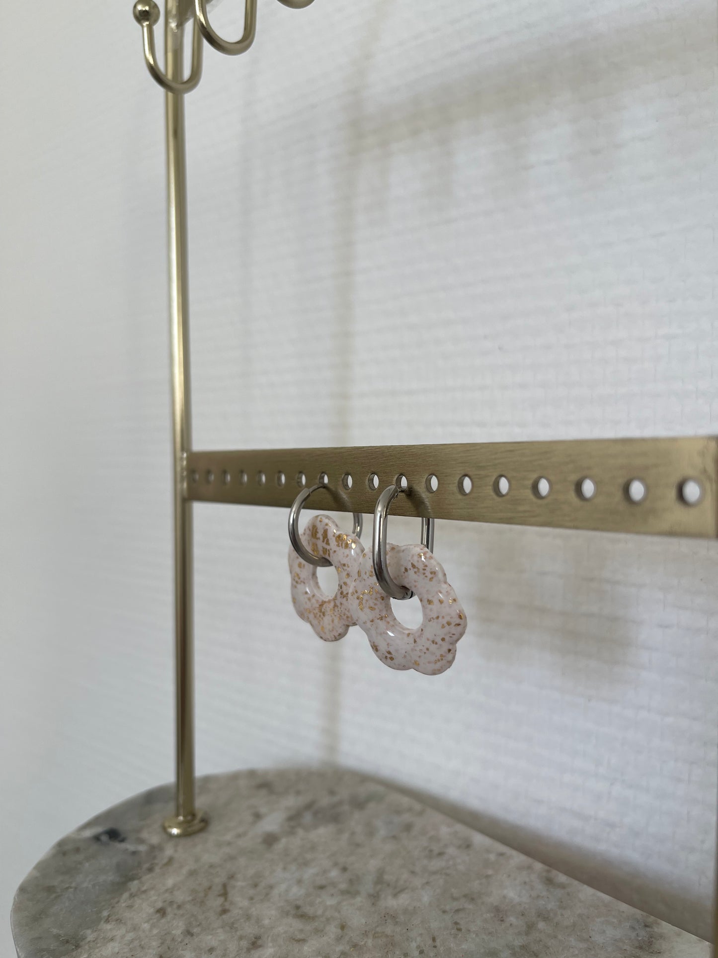 Boucles interchangeables " grande Flora " avec créoles