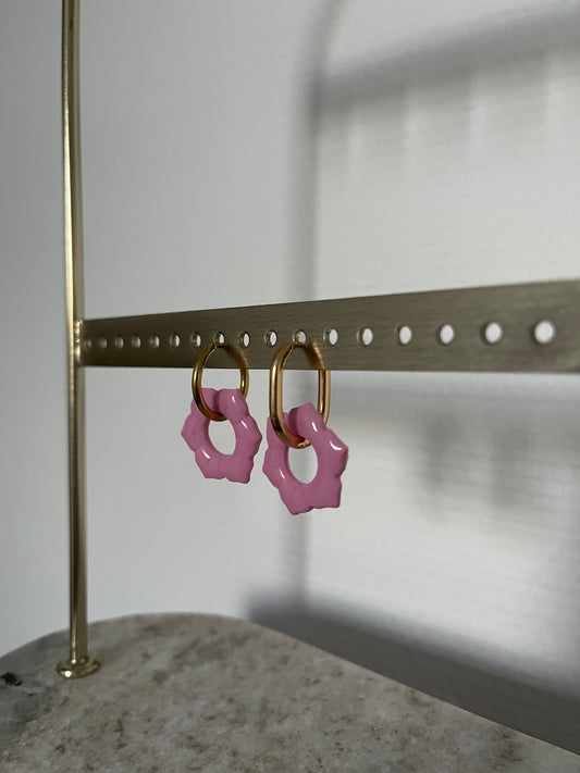 Boucles interchangeables " Candice " avec créoles