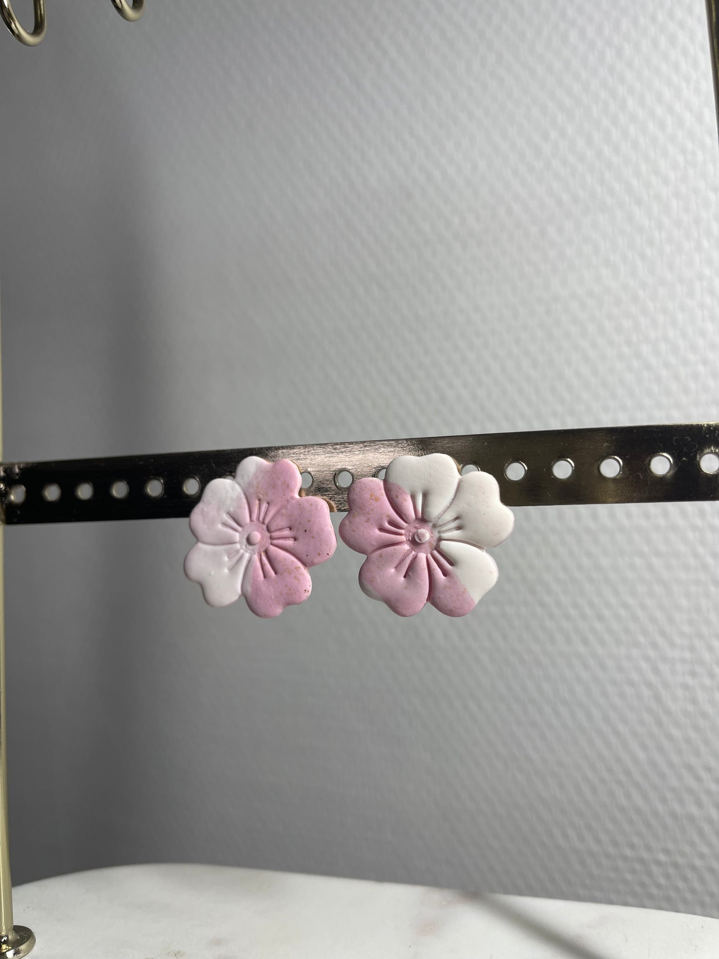 Boucles d’oreilles " Grande hibiscus " 🌺