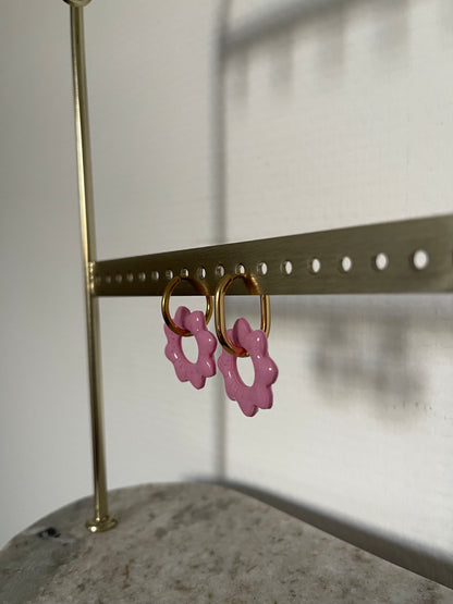 Boucles interchangeables " Bloom " avec créoles