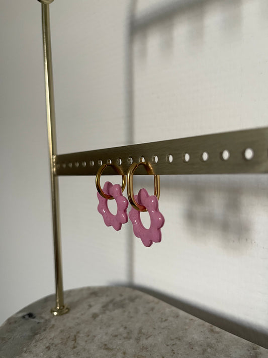 Boucles interchangeables " Bloom " avec créoles