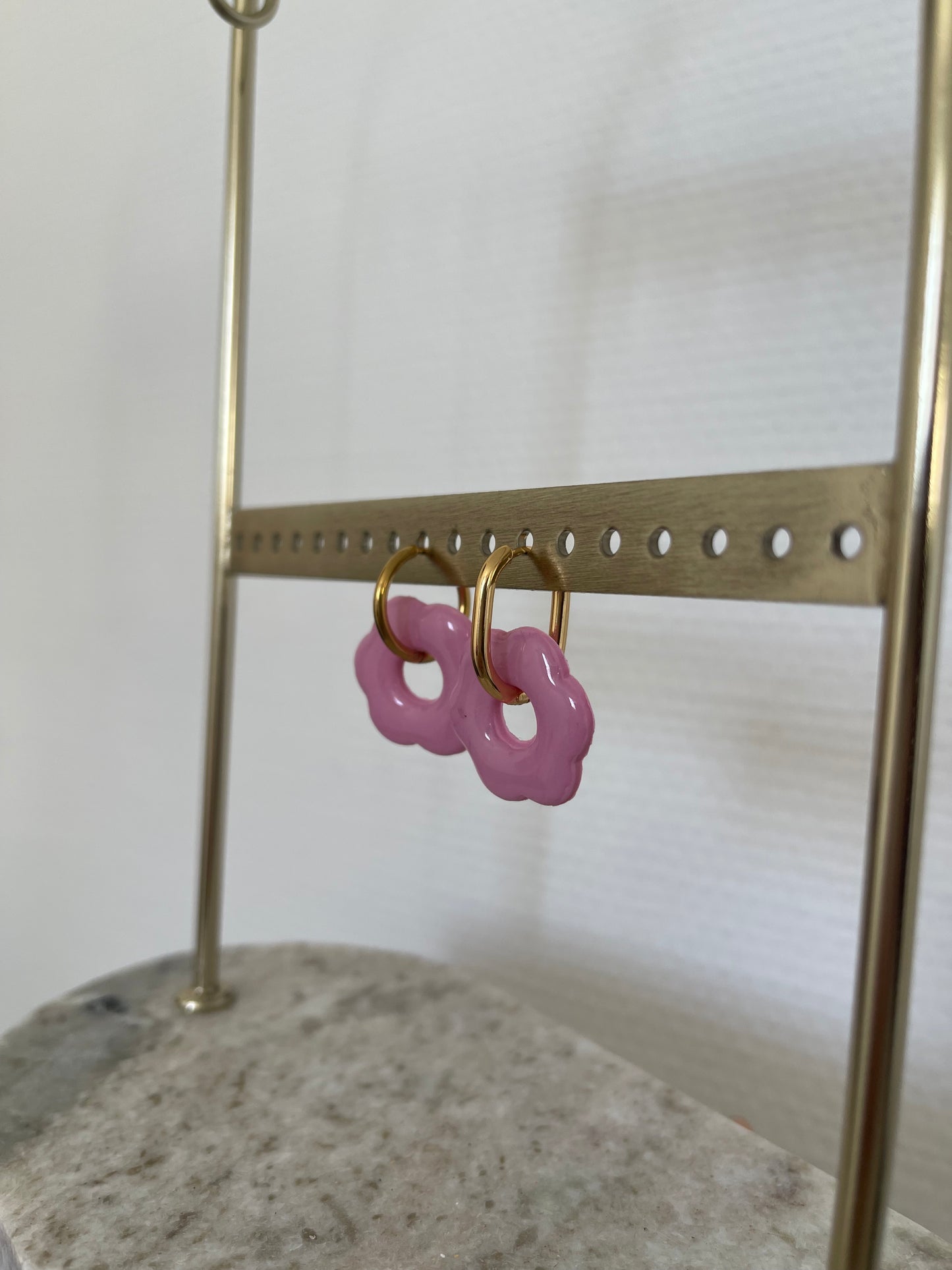 Boucles interchangeables " grande Flora " avec créoles