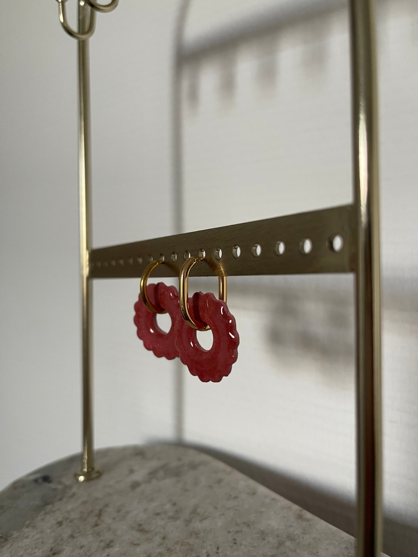 Boucles interchangeables " Dahlia " avec créoles