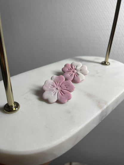 Boucles d’oreilles " Grande hibiscus " 🌺