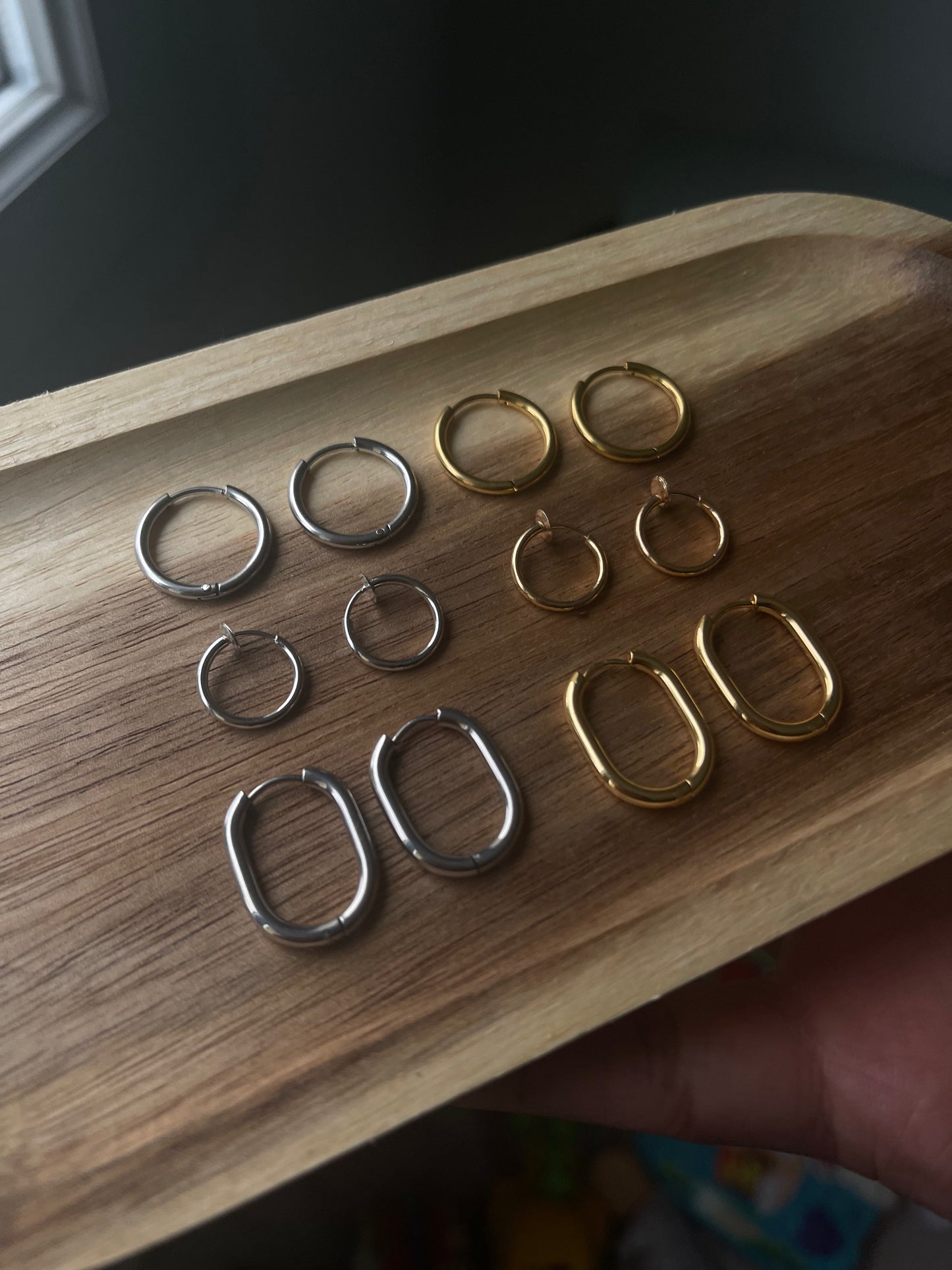 Créoles pour boucles d’oreilles interchangeables